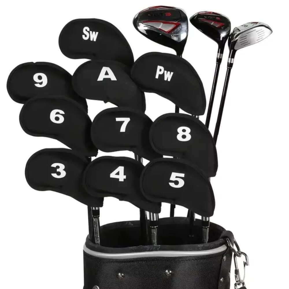 10pcs Durable Golf Club Headcovers - Protect Your Clubs from Scratches & Damage